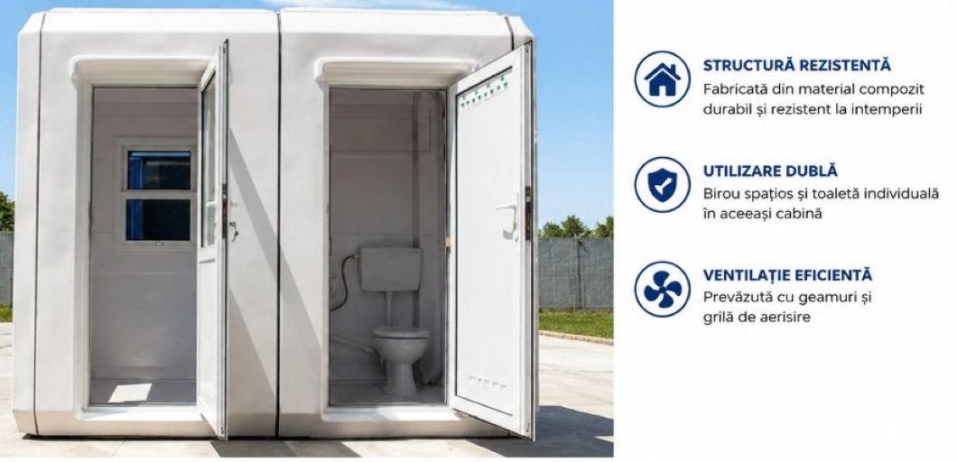 Cabine paza cu toaleta EstPoint K1527