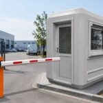 Cabina de paza pentru parcare