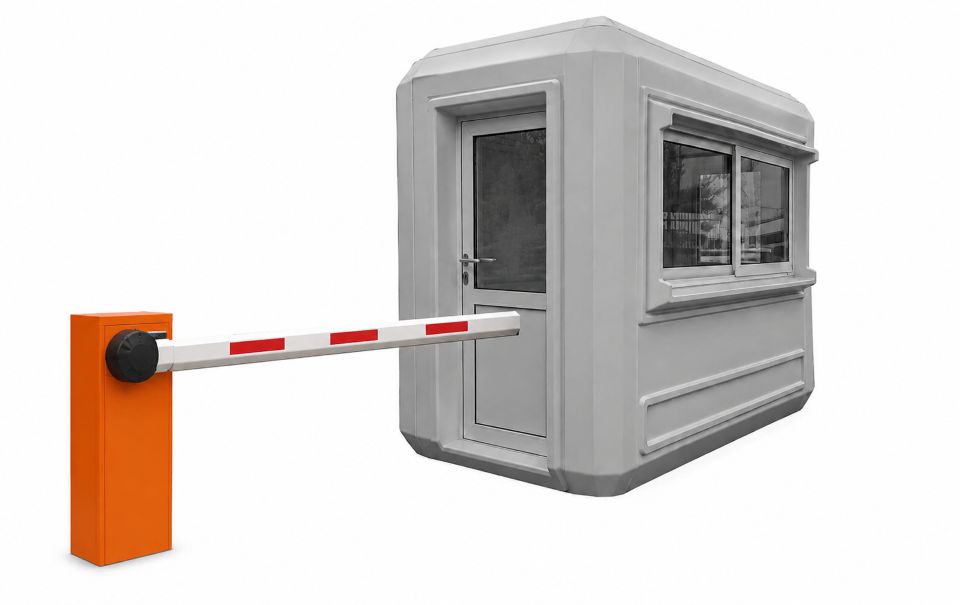 Cabina de paza pentru parcare si control acces