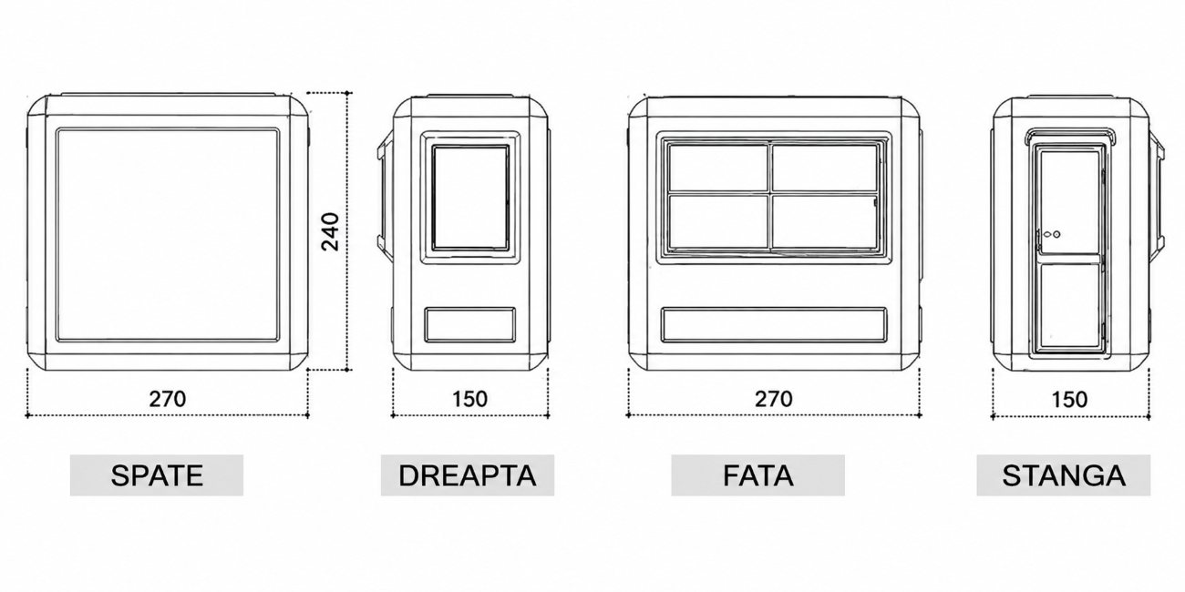 Schita cabina paza K1527