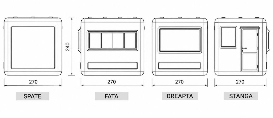 Schita cabina paza K2727
