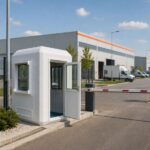 Cabina paza pentru fabrica
